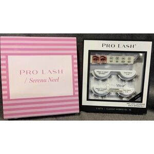 PRO LASH Serena Neel Waterproof Eyelashes False Classic Hybrid #46 Lash Clusters